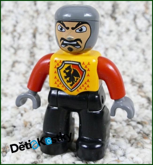 Lego® Duplo® Rytíř Černý - Starší Typ