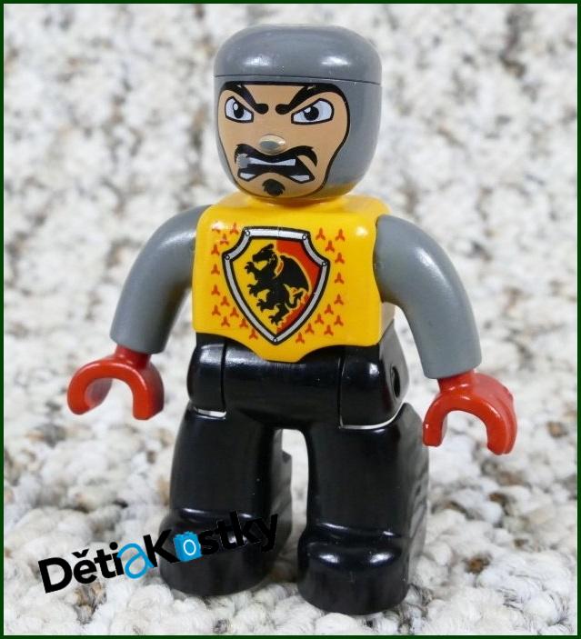 Lego® Duplo® Rytíř Černý - Starší Typ