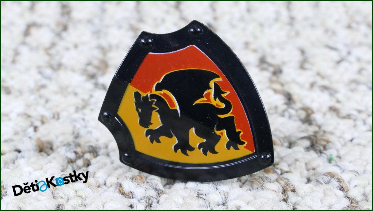 Lego® Duplo® Štít Černý - Červená/Oranžová Drak