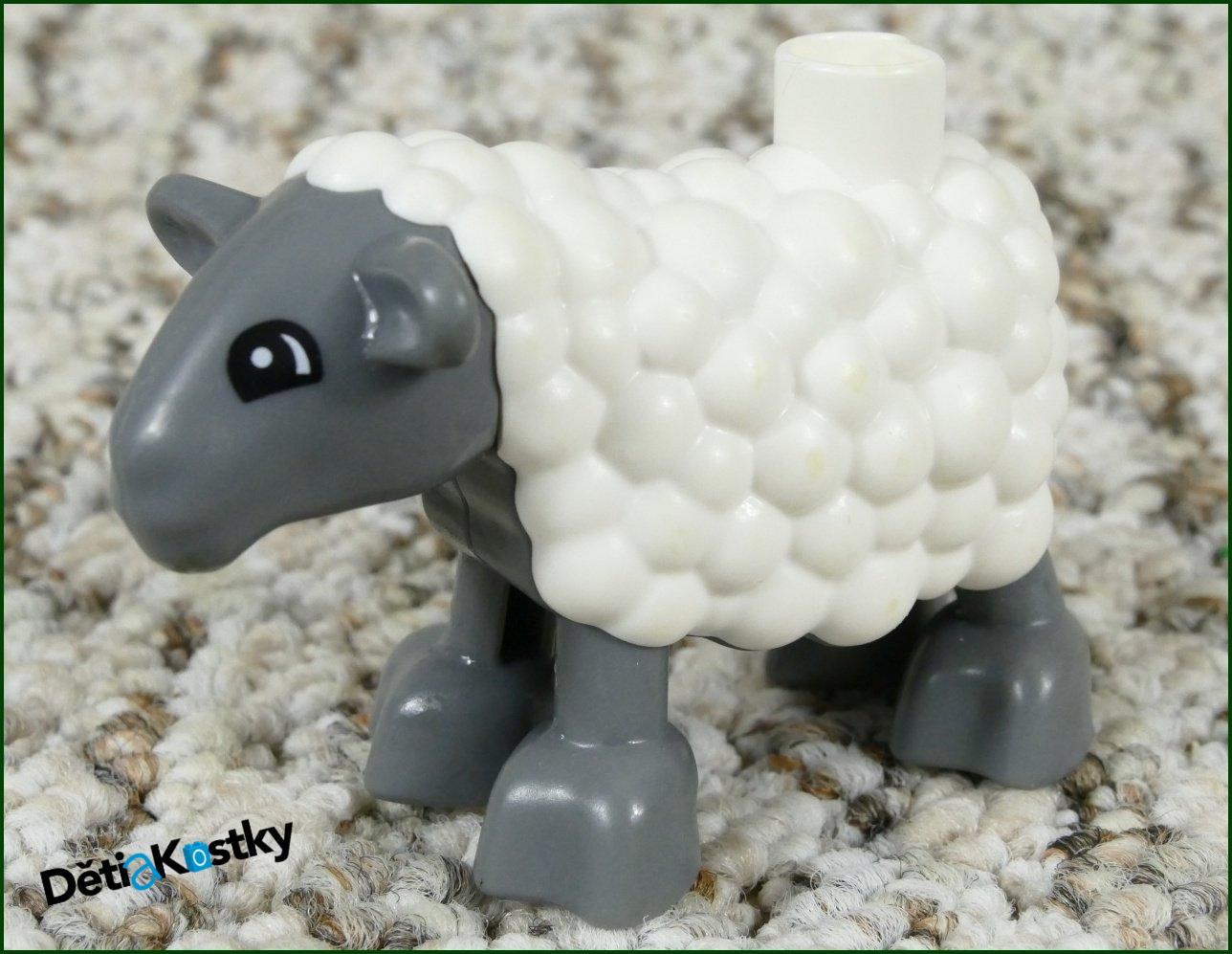Lego® Duplo® Ovečka Typ II Šedo/Bílá