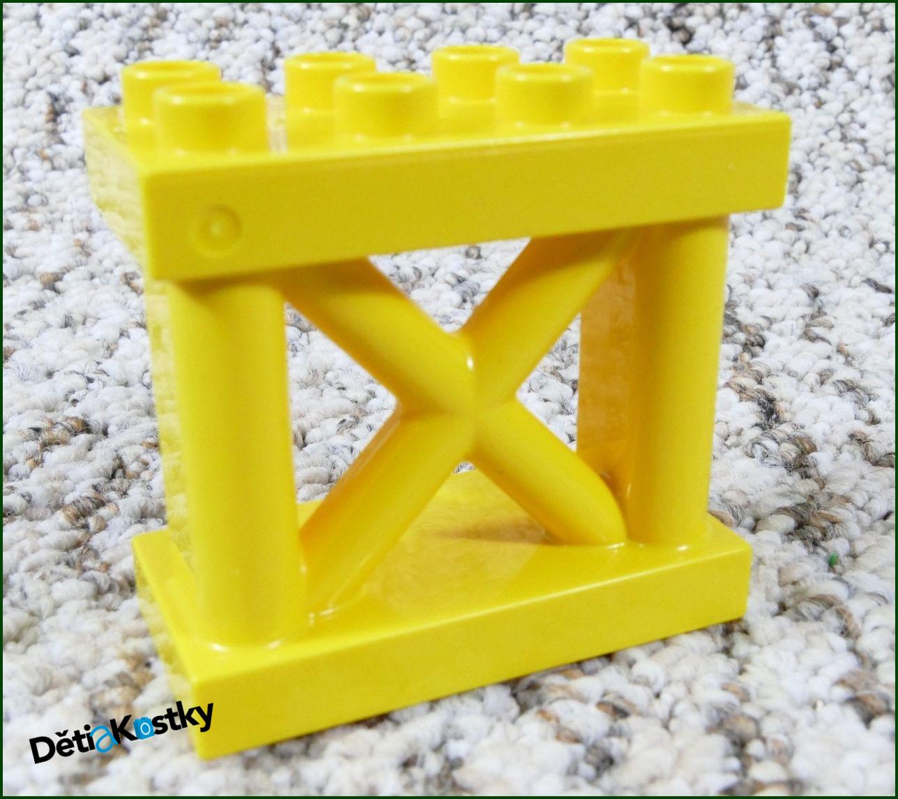 Lego® Duplo® Podstavec / Nosník Žlutý Křížový