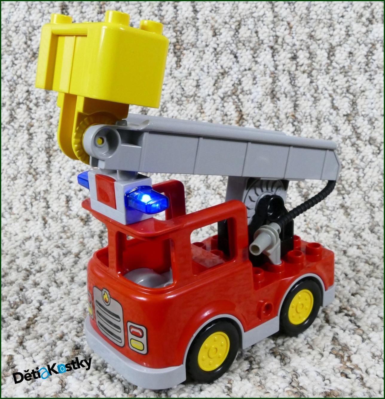 Lego® Duplo® Hasičské Auto s Žebříkem a Majáčkem