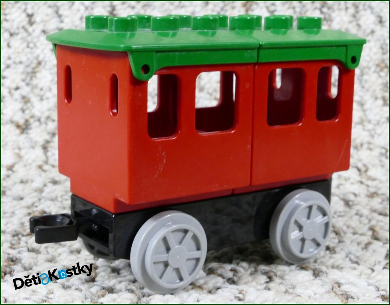 Lego® Duplo® Vagon Pro Cestující Malý - Černý Podvozek