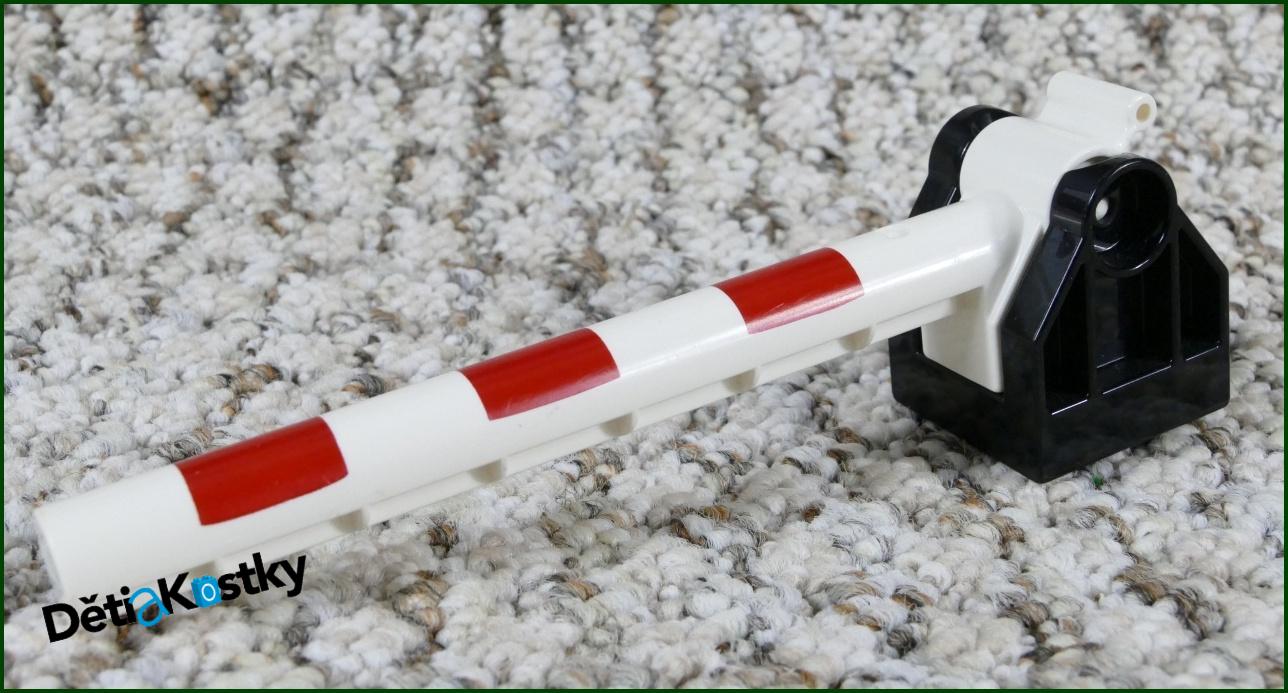 Lego® Duplo® Železniční Závora Novější Černá