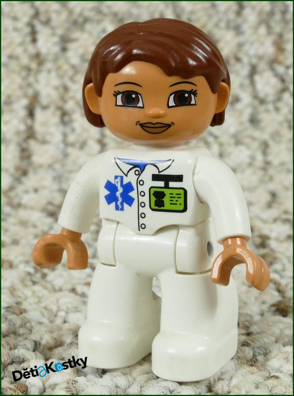 Lego® Duplo® Figurka Doktorka Bílá s Visačkou