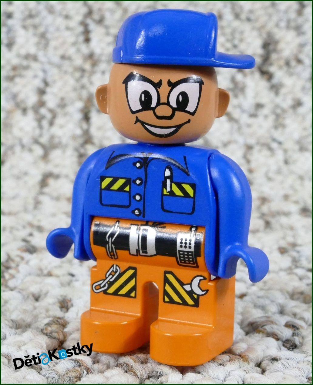 Lego® Duplo® Figurka Servisák Modro/Oranžový