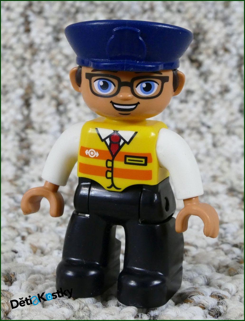 Lego® Duplo® Figurka Strojvedoucí Ve Žlutém