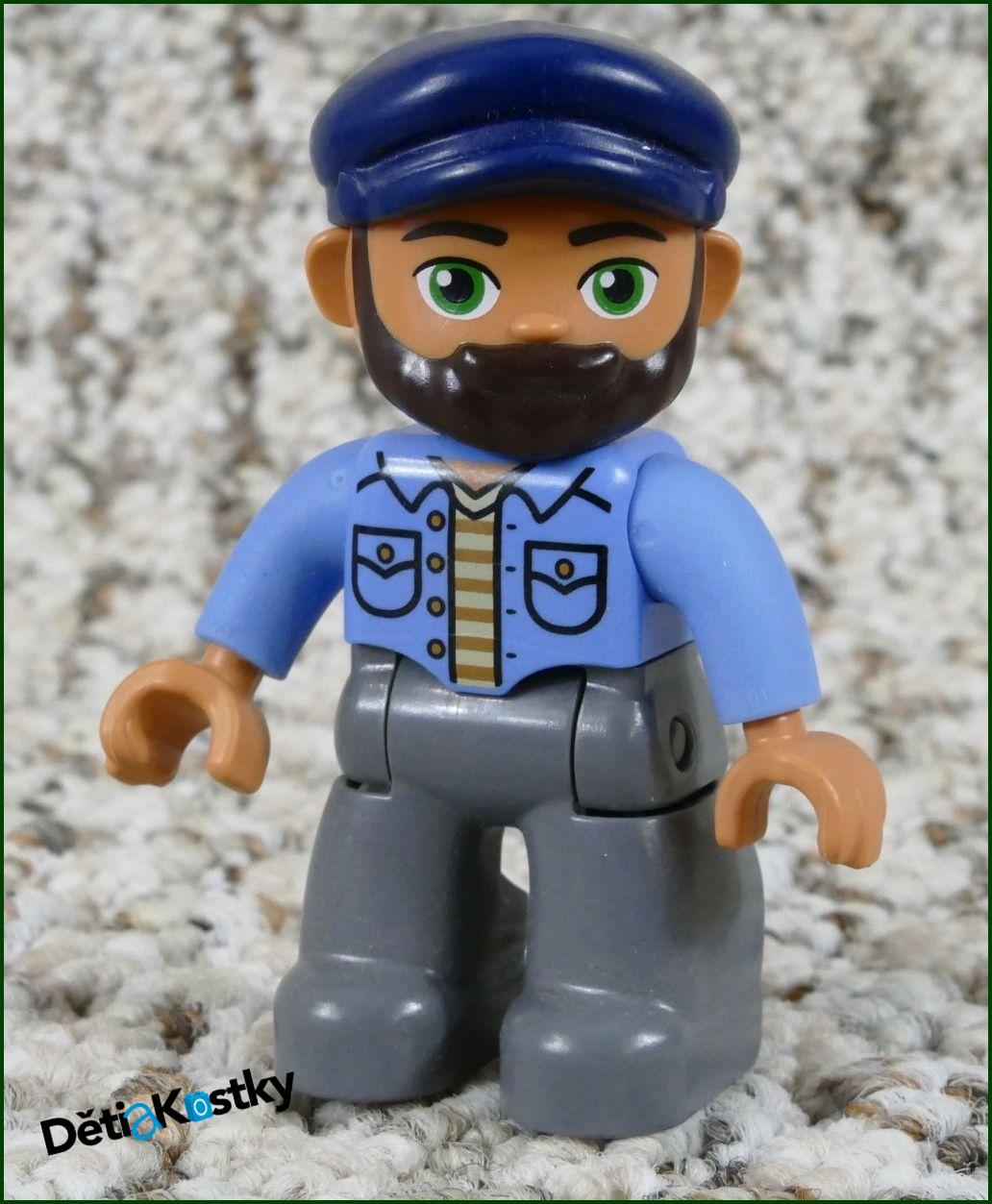 Lego® Duplo® Figurka v Modré Košili s Vousy