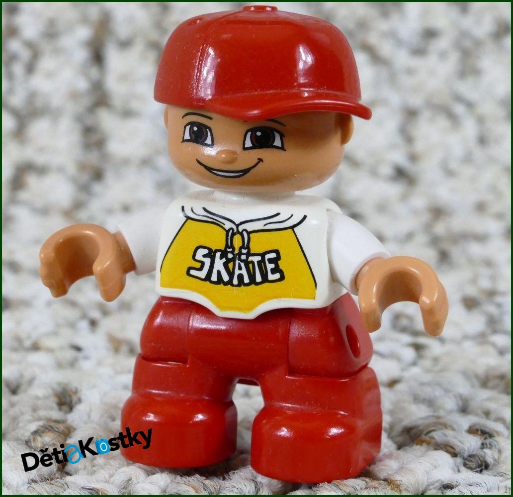 Lego® Duplo® Figurka Dítě Skate Červené