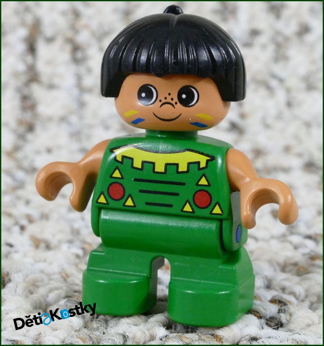 Lego® Duplo® Figurka Dítě Indián Zelený