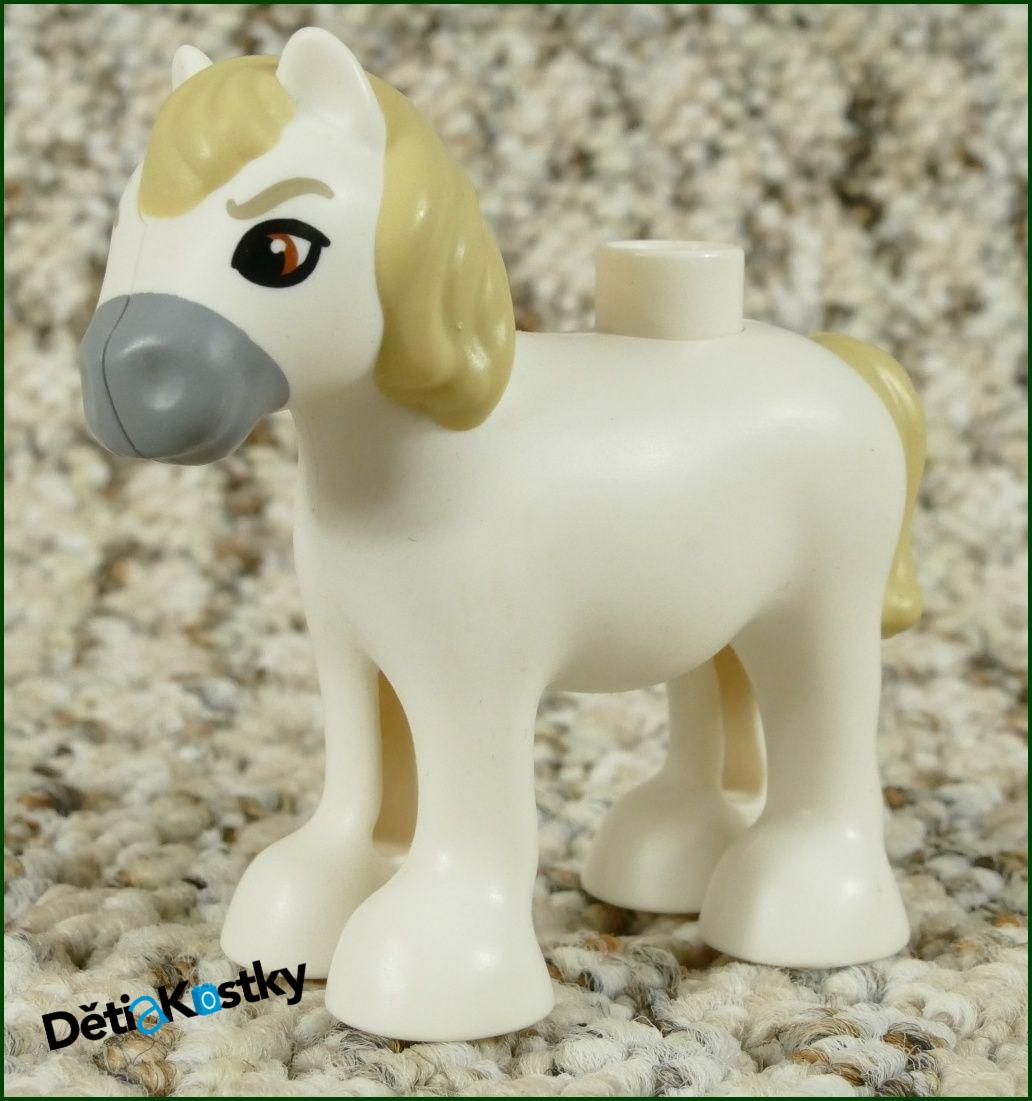 Lego® Duplo® Poník Bílý - Béžová Hříva