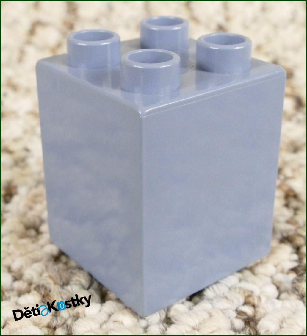 Lego® Duplo® Kostka 2x2x2 Šedomodrá