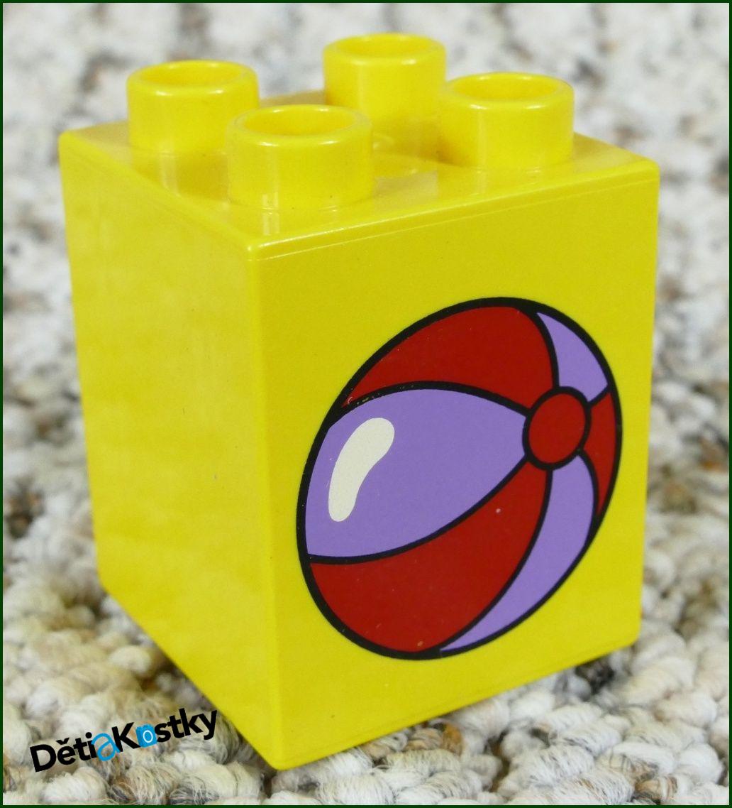 Lego® Duplo® Kostka 2x2x2 Žlutá Nafukovací Balon