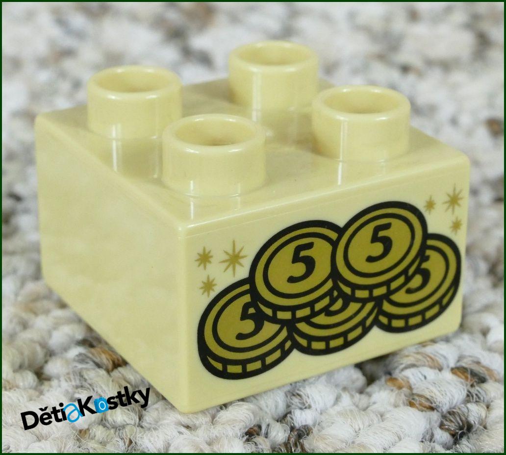 Lego® Duplo® Kostka 2x2 Béžová - Peníze