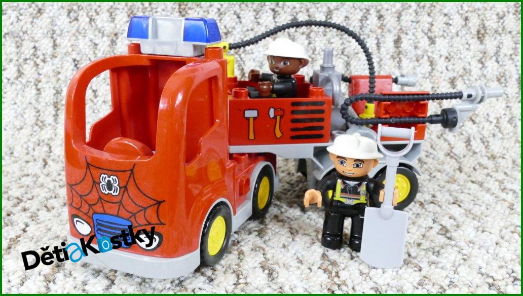 Lego® Duplo® Hasičské Auto s Příslušenstvím