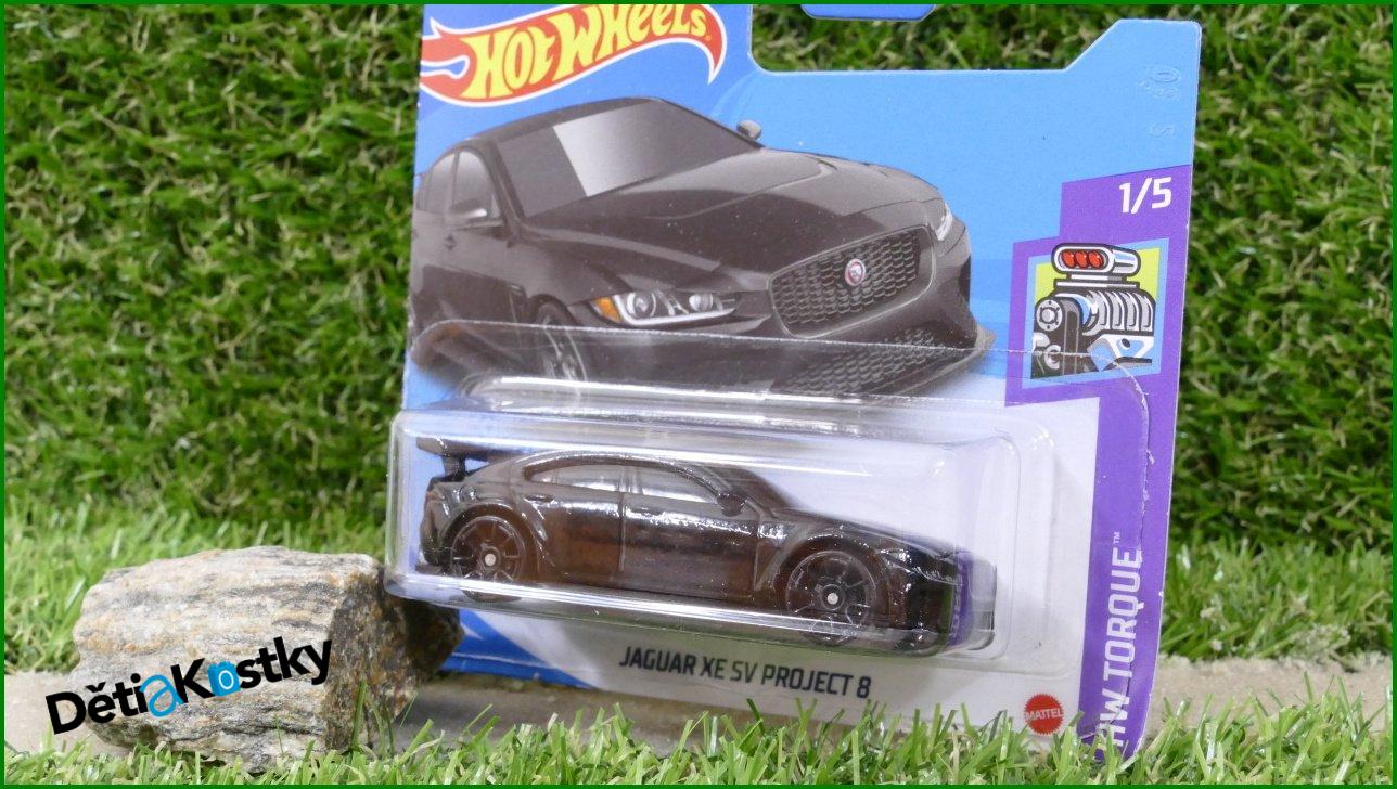 Angličák Auta Hot Wheels Jabuar XE SV Project 8 (HW TORQUE)