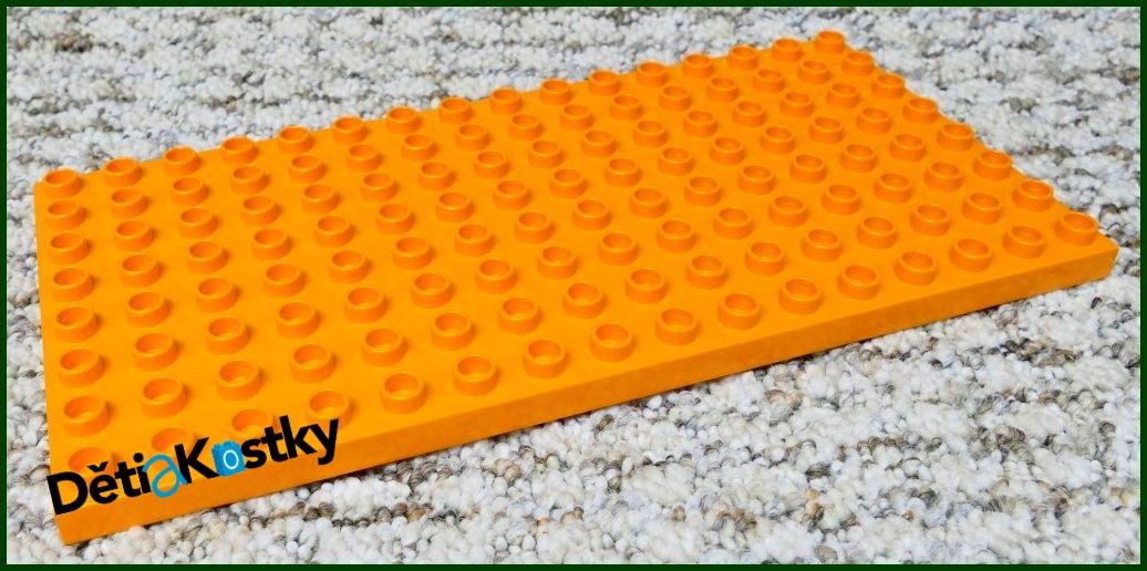 Lego® Duplo® Podložka/Deska 8x16 Oranžová