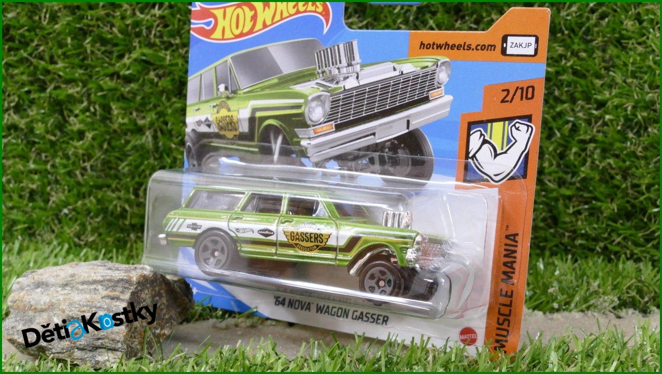 Angličák Auta Hot Wheels '64 Nova Wagon Gasser (MUSCLE MANIA)