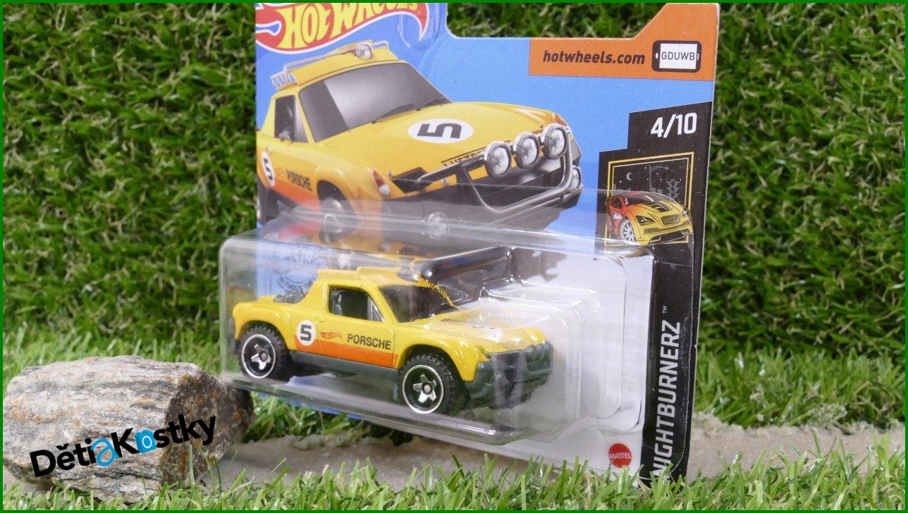 Angličák Auta Hot Wheels Porsche 914 Safari (NIGHTBURNERZ)