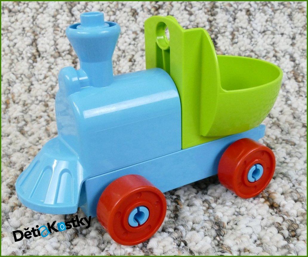 Lego® Duplo® Mašinka Parní Ruční Tyrkysová-Limetka