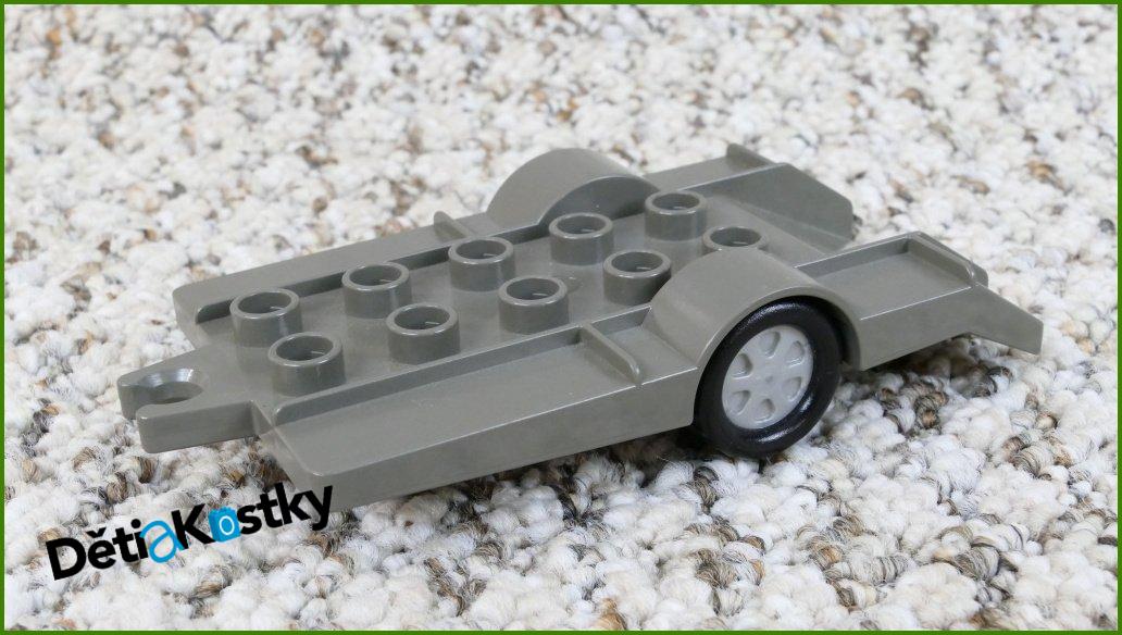 Lego® Duplo® Přívěsný Vozík Šedý Pro Přepravu Autíček