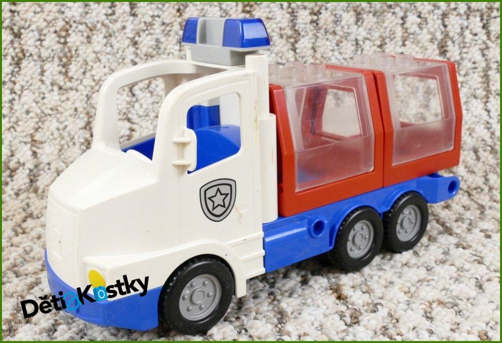 Lego® Duplo® Policejní Anton - Obyčejný Majáček, Prosklené Kontejnery