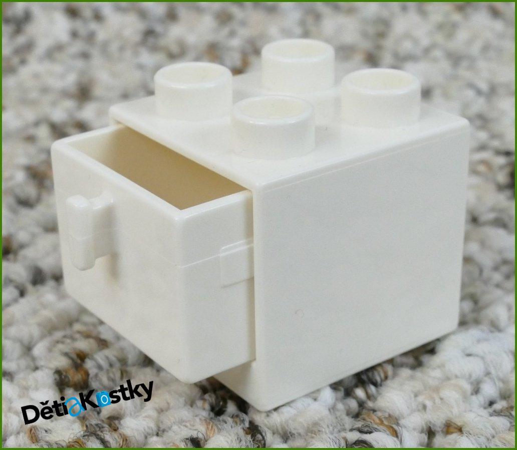 Lego® Duplo® Skříňka Malá Bílá/Bílý Šuplík