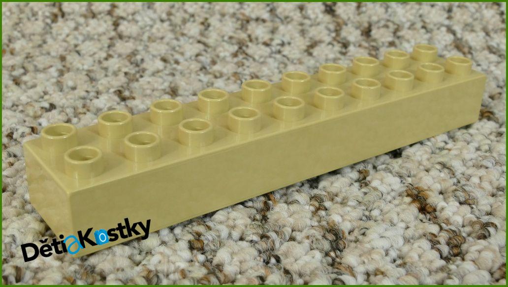 Lego® Duplo® Kostka 2x10 Světle Béžová