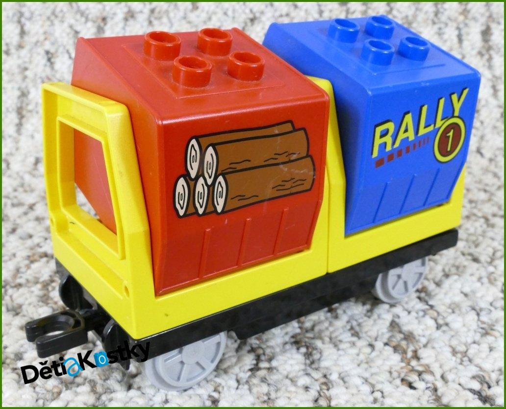 Lego® Duplo® Vagon Černý Podvozek - Rally a Dřevo