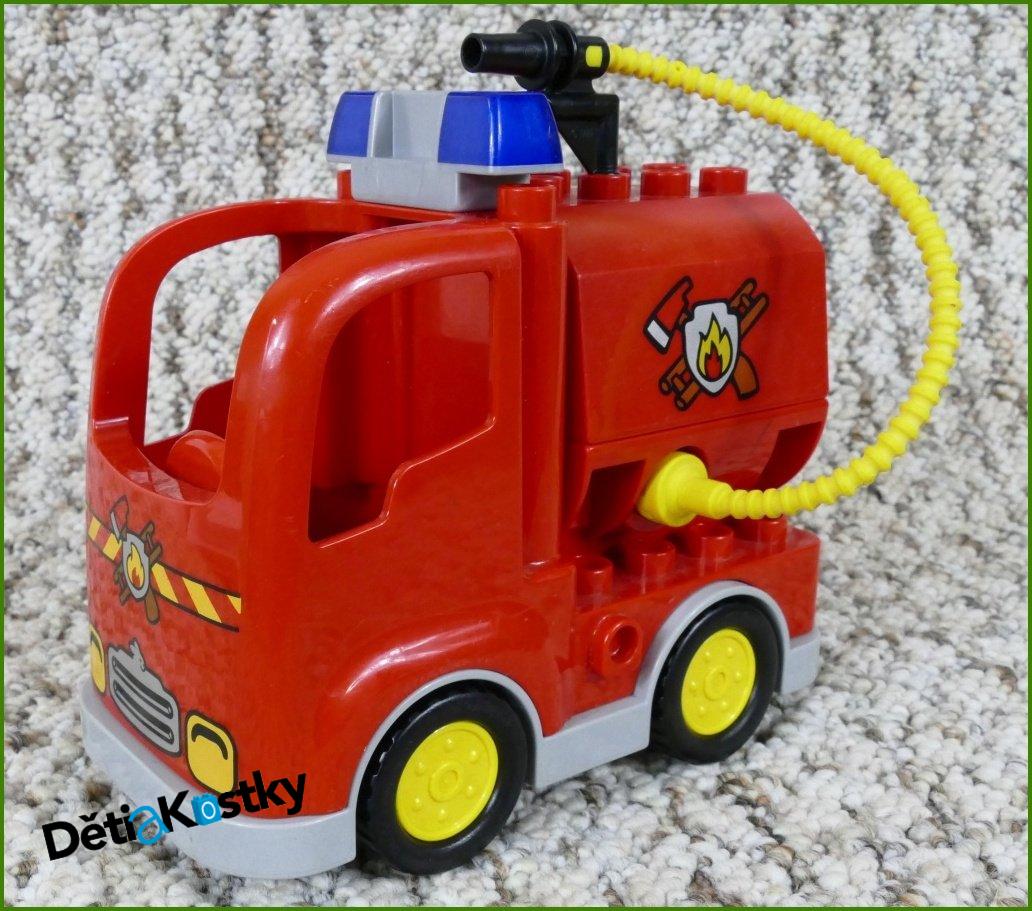 Lego® Duplo® Hasičské Auto s Cisternou a Hadicí