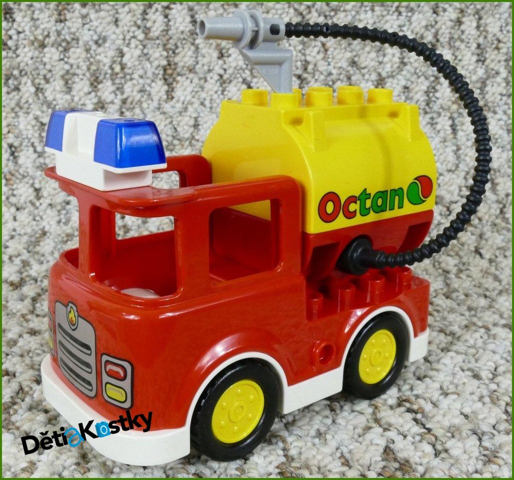Lego® Duplo® Hasičské Auto s Cisternou a Hadicí