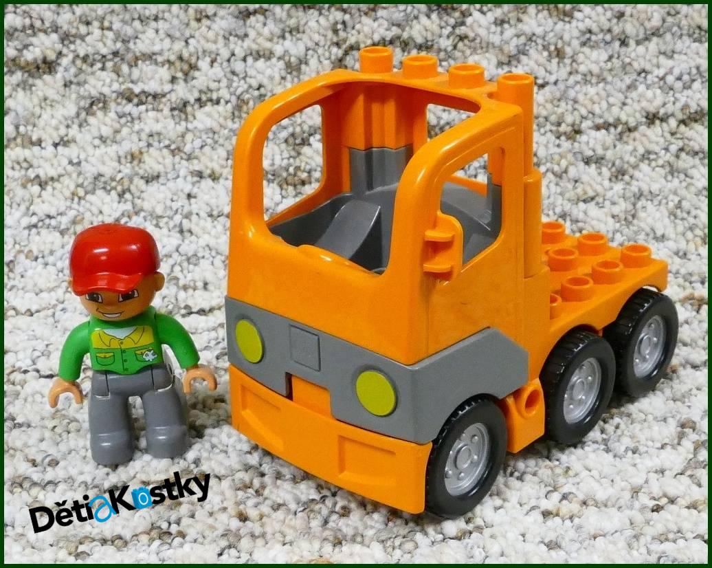 Lego® Duplo® Tahač Oranžový/Oranžový Podvozek