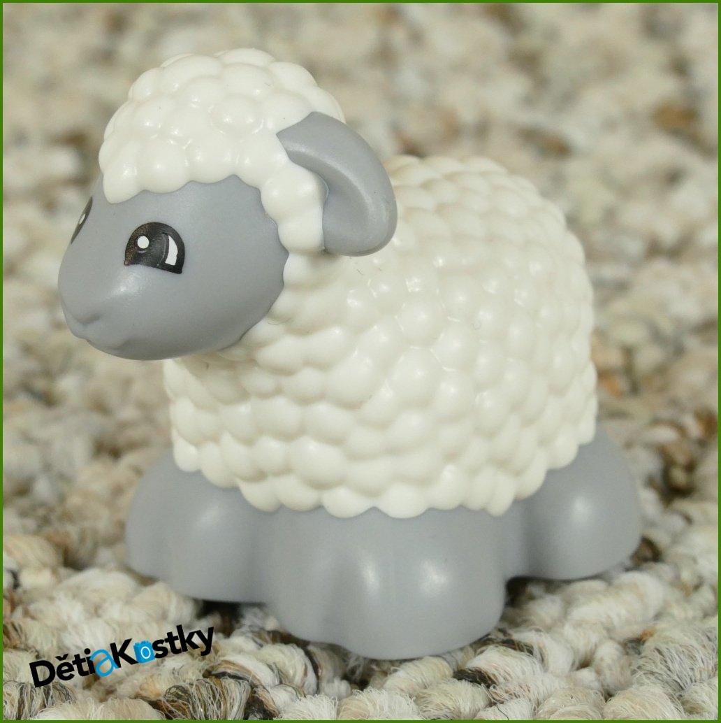 Lego® Duplo® Ovečka Malá Bílá/Šedá