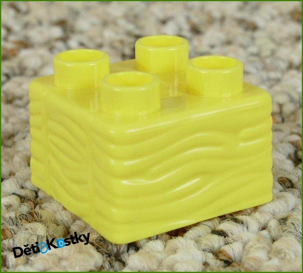 Lego® Duplo® Balík Slámy Bez Potisku - Kostka 2x2 Světlounce Žlutá