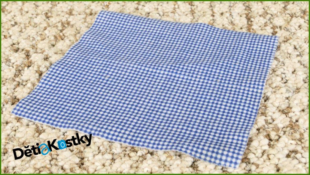 Lego® Duplo® Kobereček/Dečka Modrá Károvaná 15x15 cm