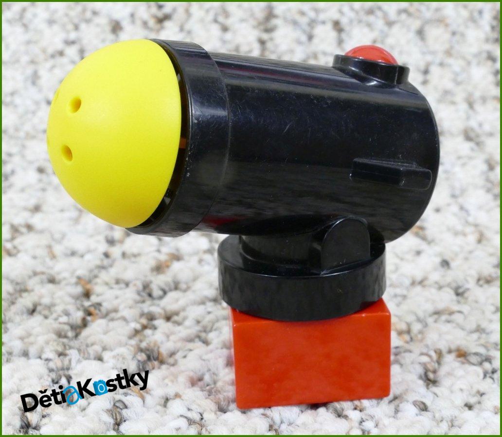 Lego® Duplo® Dělo Malé Vystřelovací Černé se Žlutým Nábojem