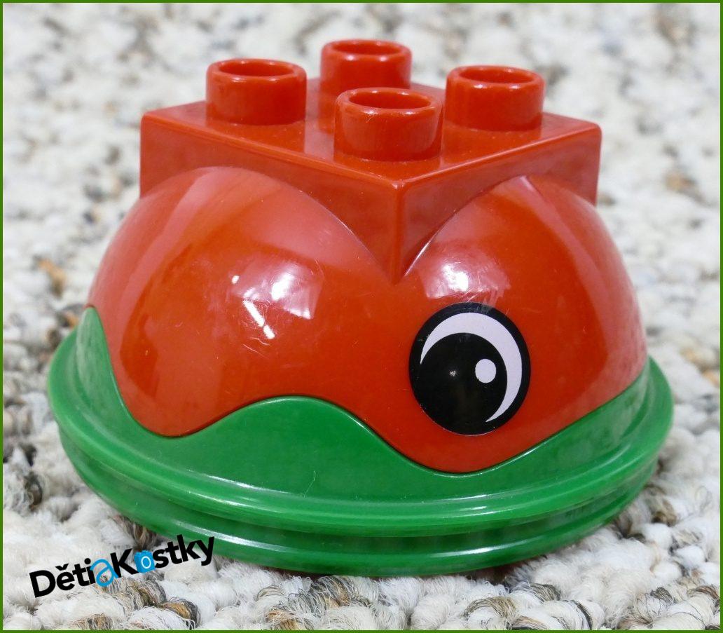 Lego® Duplo® Kryt Potrubí s Prstencem Zelená/Červená