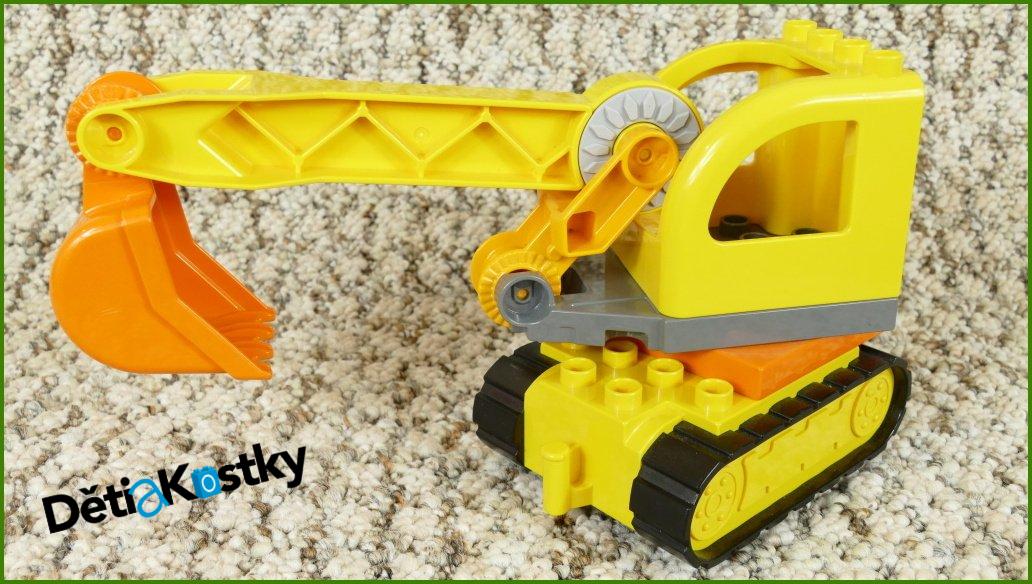 Lego® Duplo® Bagr Malý Žlutý - Dlouhé Rameno
