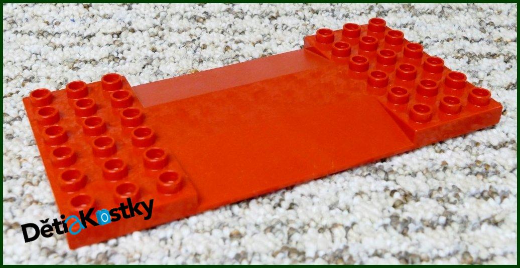Lego® Duplo® Podložka/Deska 6x12 Červený Nájezd