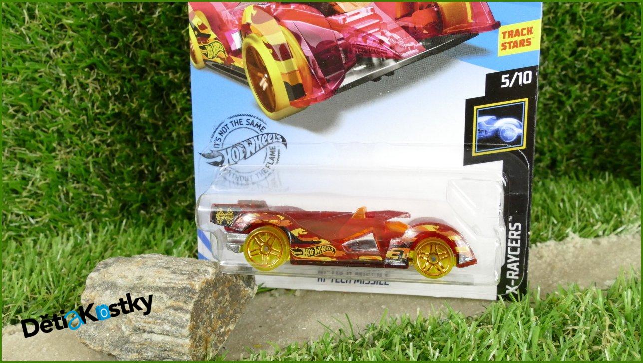 Angličák Auta Hot Wheels Hi-Tech Missile (X-RAYCERS)