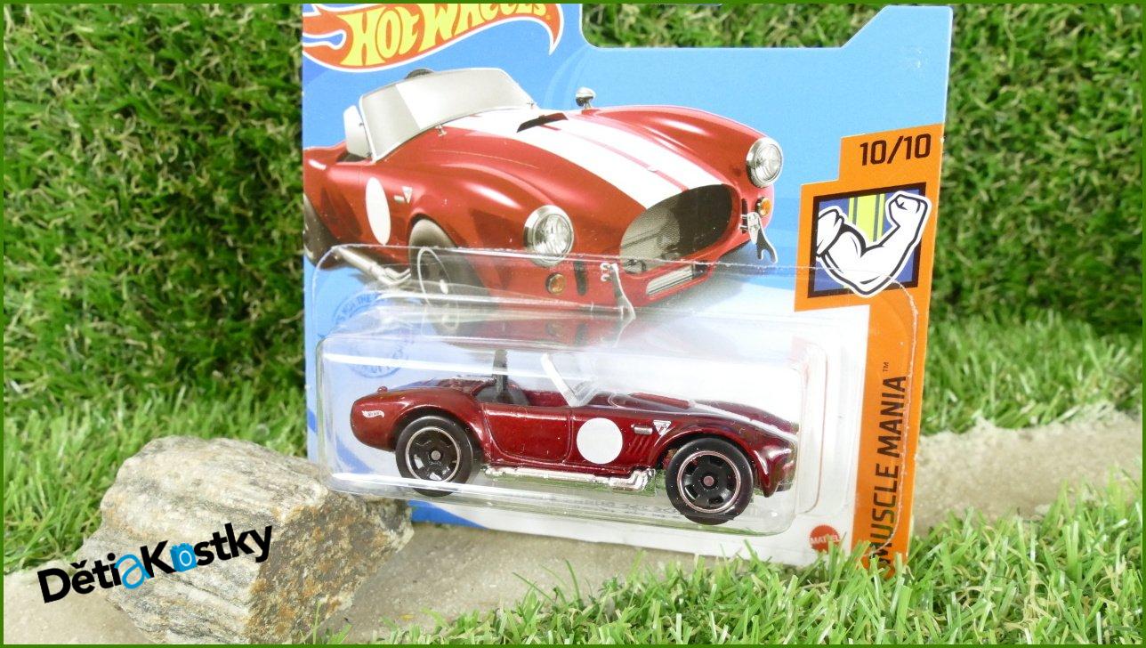 Angličák Auta Hot Wheels Shelby Cobra 427 S/C (MUSCLE MANIA)