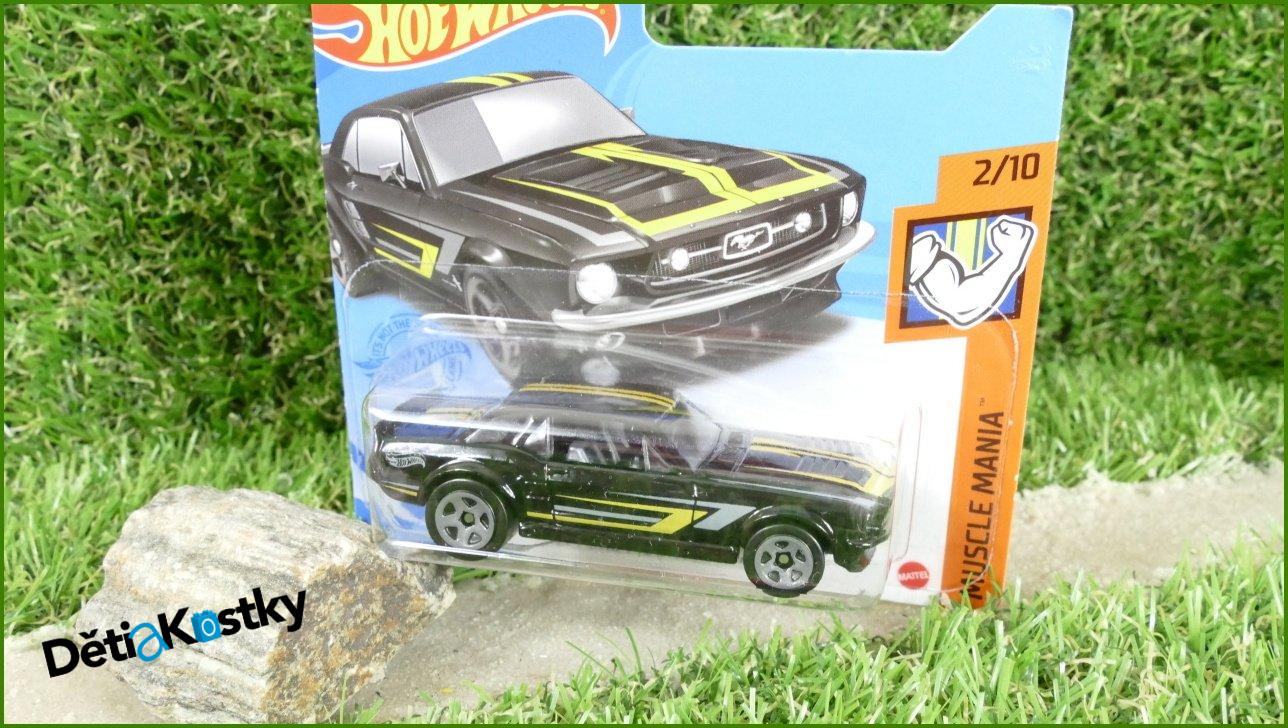 Angličák Auta Hot Wheels '67 Ford Mustang Coupe (MUSCLE MANIA)