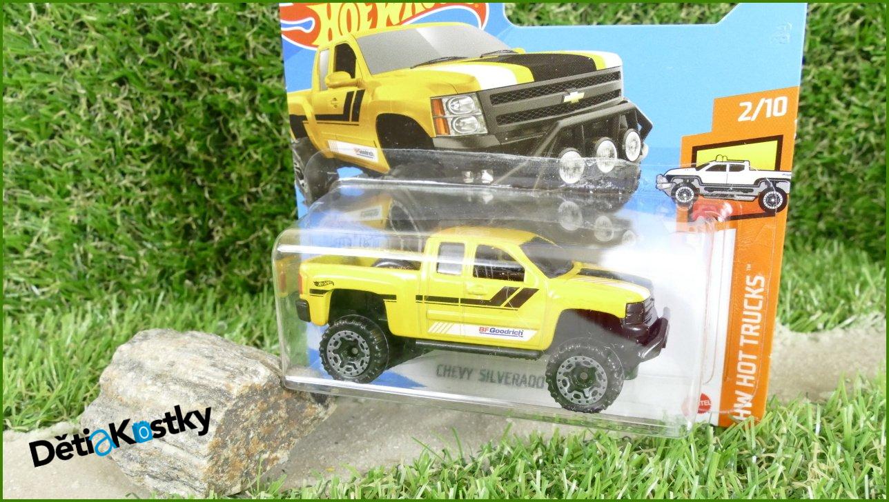 Angličák Auta Hot Wheels Chevy Silverado Off Road (HW HOT TRUCKS)