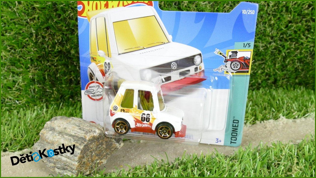 Angličák Auta Hot Wheels Tooned Volkswagen Golf MK1 (TOONED)