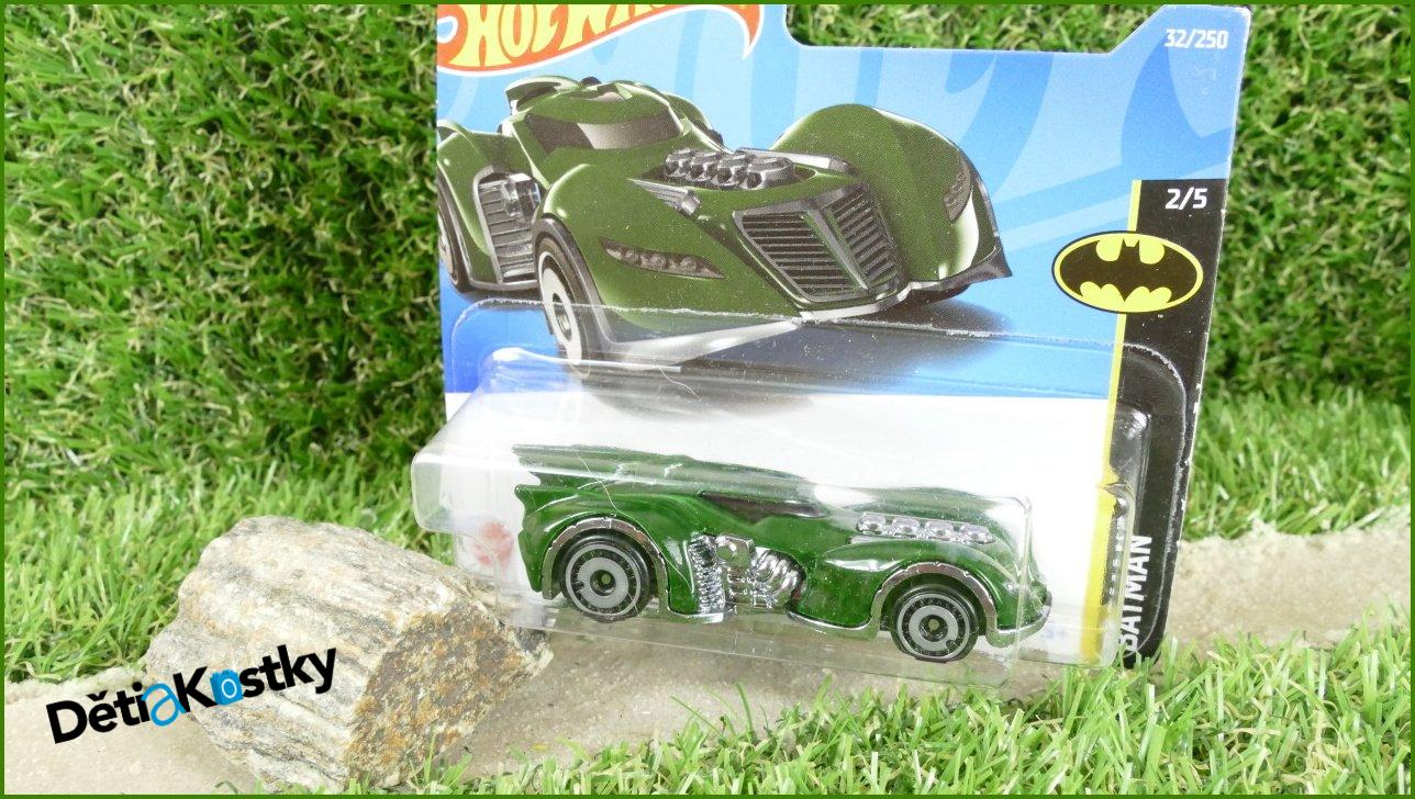 Angličák Auta Hot Wheels Arkham Asylum Batmobile (BATMAN)