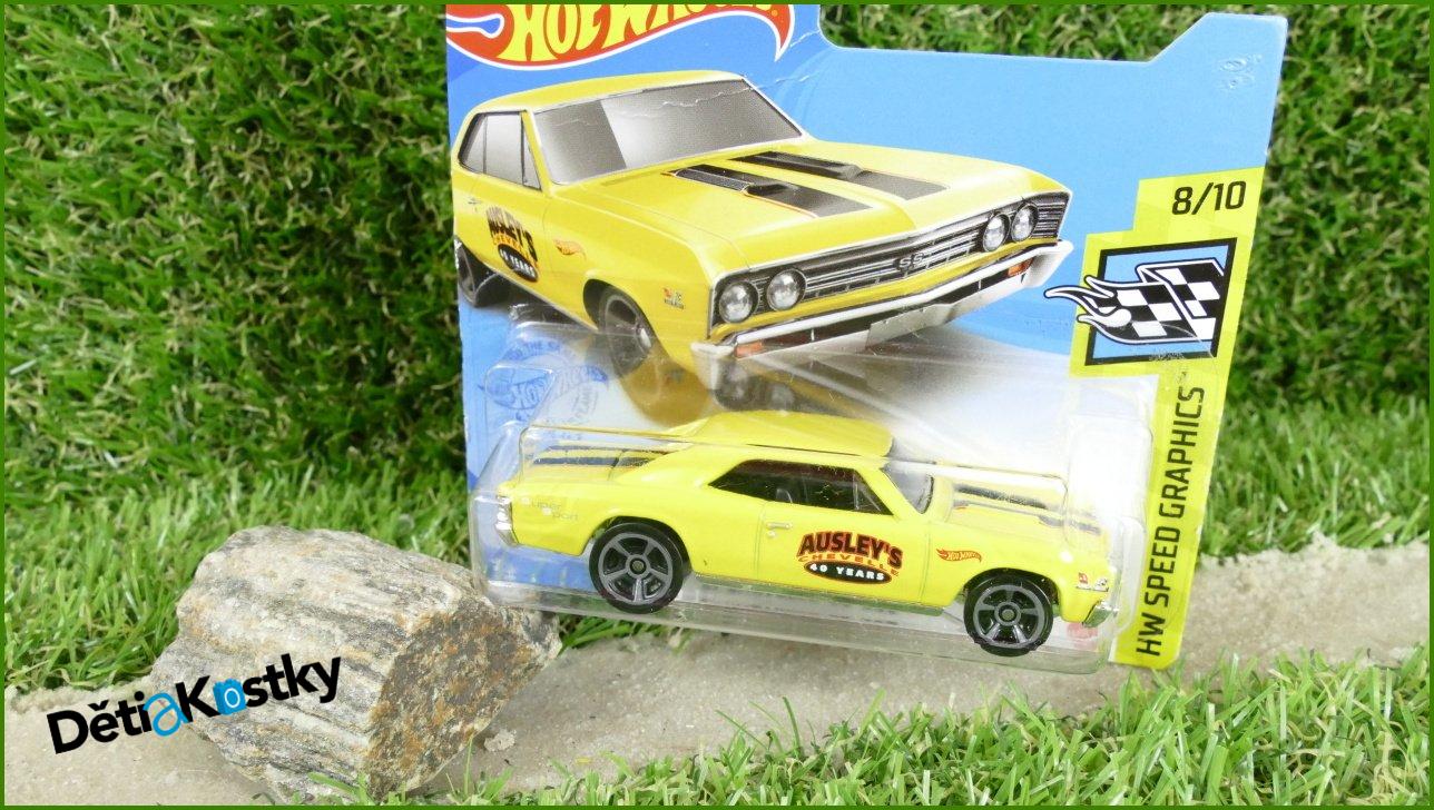 Angličák Auta Hot Wheels '67 Chevelle SS 396 (HW SPEED GRAPHICS)