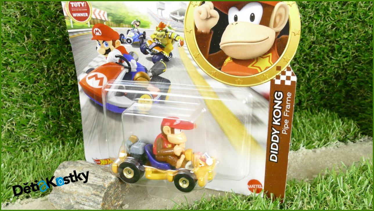 Angličák Model Autíčka Hot Wheels Diddy Kong (MARIOKART)