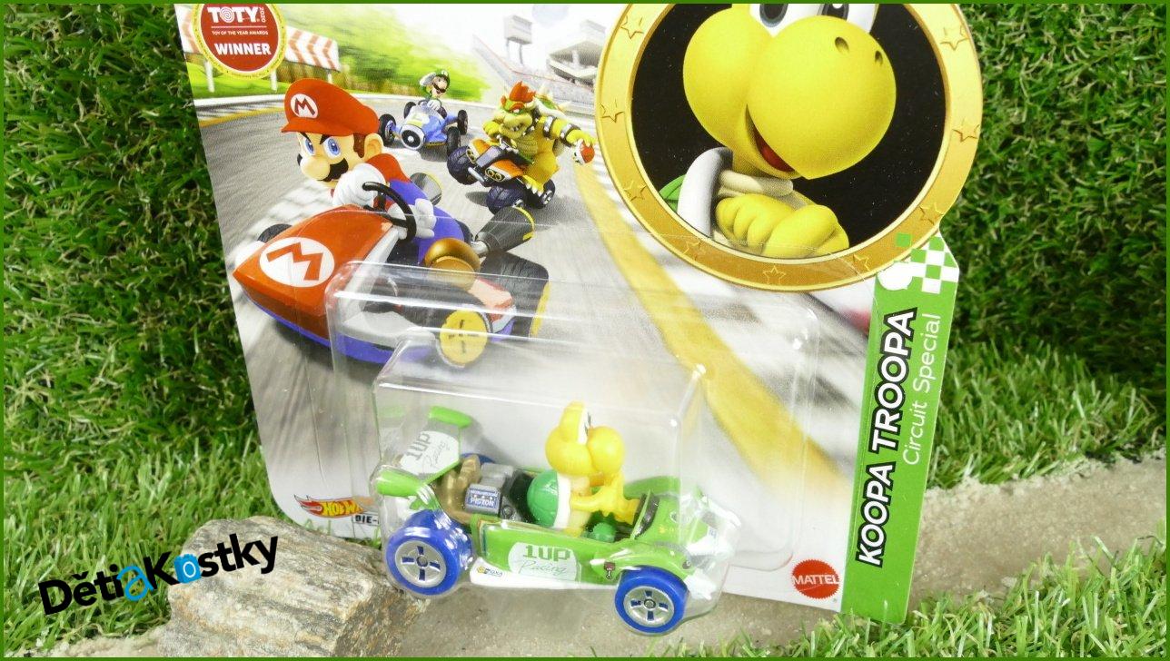 Angličák Model Autíčka Hot Wheels Koopa Troopa (MARIOKART)