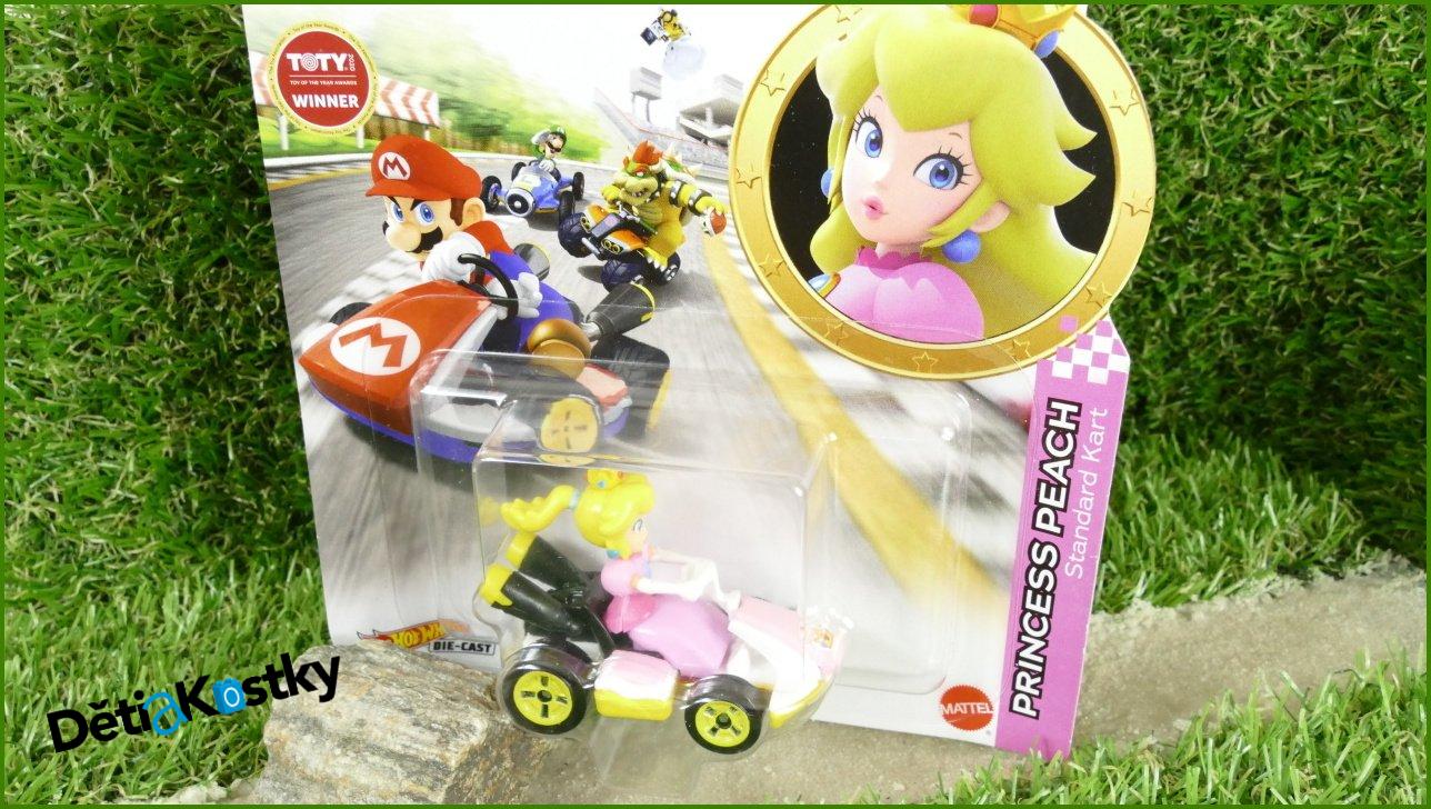 Angličák Model Autíčka Hot Wheels Princess Peach (MARIOKART)
