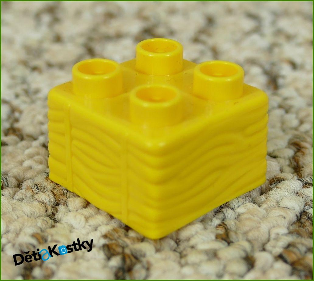 Lego® Duplo® Balík Slámy Bez Potisku - Kostka 2x2 Žlutá